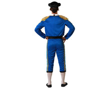 Cargar imagen en el visor de la galería, Disfraz Torero Azul Hombre Adulto Capote para Carnaval Fiesta Teatro