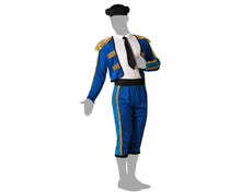 Cargar imagen en el visor de la galería, Disfraz Torero Azul Hombre Adulto Capote para Carnaval Fiesta Teatro