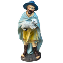 Cargar imagen en el visor de la galería, Nacimiento Resina 9 Piezas Aprox 15 cm Figuras Jesus, Maria, Jose, Reyes magos, Angel, Buey y Burro, Belen Pesebre Decoracion Navidad