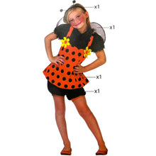 Cargar imagen en el visor de la galería, Disfraz Mariquita Niña Infantil para Carnaval Fiesta Teatro