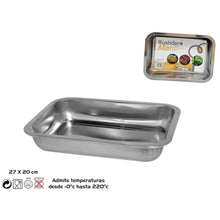 Cargar imagen en el visor de la galería, Rustidera bandeja para horno acero inoxidable, Bandeja de Horno