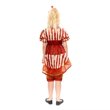 Cargar imagen en el visor de la galería, Disfraz Payasa Loca Niña Infantil Para Halloween Carnaval Teatro