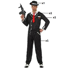 Cargar imagen en el visor de la galería, Disfraz de Gánster Hombre Adulto Capote para Carnaval Fiesta Teatro