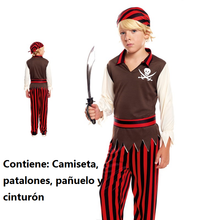 Cargar imagen en el visor de la galería, Disfraz Pirata Niño Infantil para Carnaval Teatro vestido pirata marinera