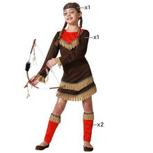 Cargar imagen en el visor de la galería, Disfraz India Niña Infantil para Fiesta de Carnaval Teatro