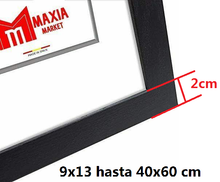 Cargar imagen en el visor de la galería, Marco de foto de Madera, Marcos Diplomas, Portafoto de Pared Para Decoración de Casa, Fotografías de Boda, Fotos de paisajes, Acabado Elegante