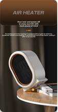 Cargar imagen en el visor de la galerÃa, Mini Estufa Calefactor para Mesa Casa Hogar oficina 800-1200 W Electrico