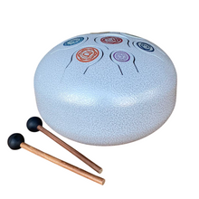 Cargar imagen en el visor de la galería, Tambor de LENGÜETA de Metal 21,5CM Tambor de lengua, 8 notas, instrumento de percusión con bolsa de transporte