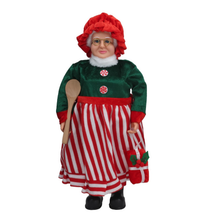 Cargar imagen en el visor de la galería, Figuras Decorativas Navideñas de Papá Noel y Mamá Noel - Muñecos de Peluche Estilo Chef con PP, PVC y Poliéster para Decoración de Navidad (Modelos 32 cm y 45 cm)