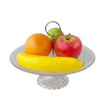 Cargar imagen en el visor de la galería, Frutero de Mesa de Cristal con Asa Para Frutas o Pasteles
