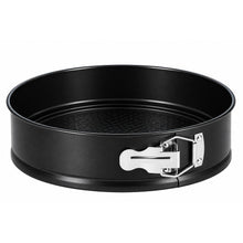 Cargar imagen en el visor de la galería, Molde Desmontable para Tartas de Acero Antiadherente Negro con Cierre de Seguridad