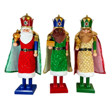 Cargar imagen en el visor de la galería, Conjunto de 3 Figuras Reyes Magos para Decoración de Navidad y el Día de Reyes – Gerimport