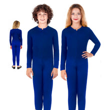 Cargar imagen en el visor de la galería, Mono Maillot Cuerpo Entero con Cremallera Invicible Infantil Niño Niña Unisex Disfraz Segunda Piel Para Bailar Teatro Halloween Carnaval