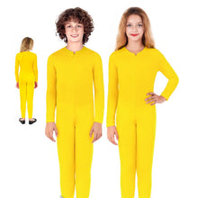 Cargar imagen en el visor de la galería, Mono Maillot Cuerpo Entero con Cremallera Invicible Infantil Niño Niña Unisex Disfraz Segunda Piel Para Bailar Teatro Halloween Carnaval