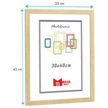 Cargar imagen en el visor de la galería, Marco de Foto Haya Hecho de Madera, Ancho de Bastidor 2 cm con Acabado Elegante