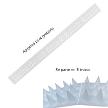 Cargar imagen en el visor de la galería, Pinchos Anti Aves Antipalomas de 6 Unidades de 48.5 x 4.3 x 1.5 cm, Pinchos Anti Gatos Palomas