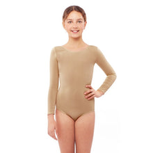 Cargar imagen en el visor de la galería, Maillot Ballet manga larga para Niña, Body o Maillot Infantil para Disfraz Bailarina