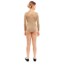 Cargar imagen en el visor de la galería, Maillot Ballet manga larga para Niña, Body o Maillot Infantil para Disfraz Bailarina