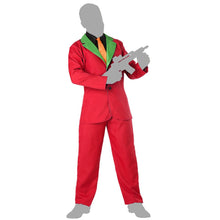 Cargar imagen en el visor de la galería, Disfraz Payaso Joker Rojo Hombre Adulto Para Halloween Carnaval Teatro