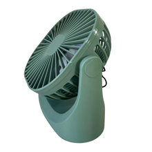 Cargar imagen en el visor de la galería, Mini Ventilador de Mesa 5" con Enchufe de USB 5V 1W. Mini Ventilador de Sobrmesa