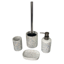 Cargar imagen en el visor de la galería, Tendance - Accesorios de baño de poliresina Vaso Portacepillos de Dientes, Dispensador de jabón, Plato de jabón / jabonera, Escobillero de aseo / Cepillo de inodoro