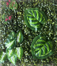 Cargar imagen en el visor de la galería, Panel de seto artificial, 60 × 40 cm planta artificial alfombra verde pared seto valla follaje panel casa boda panel, exterior hierba verdor hiedra valla privacidad pantalla