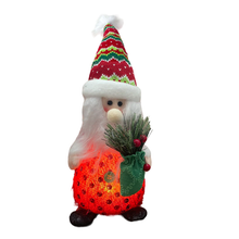 Cargar imagen en el visor de la galería, Muñeco Papa Noel, Reno y Muñeco Nieve (Aleatorio) de Navidad con luz LED Ilumina Cuerpo, Figura Jarh de Navideño Para Decoración de Navadad 14x11x31 cm