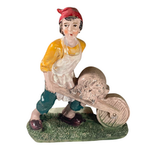 Cargar imagen en el visor de la galería, Set de 6 Figuras de Oficios en Resina para Belén (13 cm) – Personajes Tradicionales de Aldea y Pastores – Decoración Pesebre Navidad