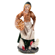 Cargar imagen en el visor de la galería, Set de 6 Figuras de Oficios en Resina para Belén (13 cm) – Personajes Tradicionales de Aldea y Pastores – Decoración Pesebre Navidad