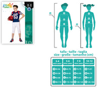 Cargar imagen en el visor de la galería, Disfraz Jugador Rugby Niño Infantil para Carnaval Fiesta Teatro