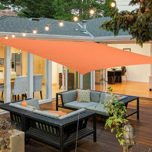 Cargar imagen en el visor de la galería, Toldo de Vela Sombra rectangular + bolsa, Protección Rayos UV, Toldo Resistente e Impermeable para Patio Exteriores, Jardín (copia)