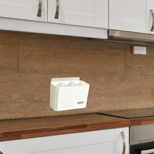 Cargar imagen en el visor de la galería, Organizador de Cocina o Baño con 3 Compartimentos Con Ventosas Super Adhesiva de PVC