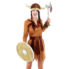 Cargar imagen en el visor de la galería, Disfraz Vikinga Mujer Adulto para Carnaval Fiesta Teatro