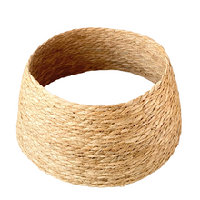 Cargar imagen en el visor de la galería, Base de Árbol de Navidad Pie Junco Naturaleza Cesta de Junco para Base de Árbol de Navidad Decoracion Navidad