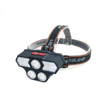 Cargar imagen en el visor de la galería, Linterna de cabeze frontal led recargables ajustable 4 modos 320LM IP20 para campo, camping al aire libre, escalada de montaña y minería y reparación de automóviles