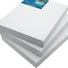 Cargar imagen en el visor de la galería, Lienzo para pintar con oleo 20x25 cm, Perfil 37mm, Pre-estirado 100% algodón, Color blanco 280grs