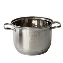 Cargar imagen en el visor de la galería, Olla Pasta con Tapa Acero Inoxidable 20 cm Inducción Valido para todo Tipo de Cocina - Santa Clara