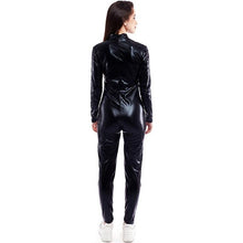 Cargar imagen en el visor de la galería, Disfraz o Mono metálico cierre frontal Con Cremallera para mujer, Maillot Para Disfraz