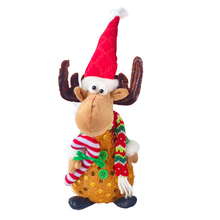 Cargar imagen en el visor de la galería, Muñeco Papa Noel, Reno y Muñeco Nieve (Aleatorio) de Navidad con luz LED Ilumina Cuerpo, Figura Jarh de Navideño Para Decoración de Navadad 14x11x31 cm