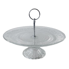 Cargar imagen en el visor de la galería, Frutero de Mesa de Cristal con Asa Para Frutas o Pasteles
