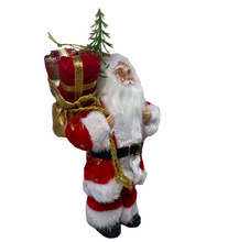 Cargar imagen en el visor de la galería, Figura Papa Noel Santa Clau de Pie con Regalo a la Mano Para Decoración de Navidad