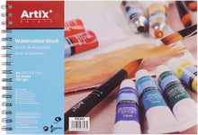 Cargar imagen en el visor de la galería, Pack 2 Blocks de Acuarela – 24 Hojas, 180g – Disponible en A3 y A4