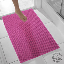 Cargar imagen en el visor de la galería, Alfombrilla de baño Antideslizante de Microfibra Extra Suave, Antideslizante, Extra Absorvente, Lavable a Máquina 45 x 75 cm