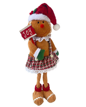 Cargar imagen en el visor de la galería, Muñeco Galleta Jenjibre de Navideño Para Decoración de Navidad