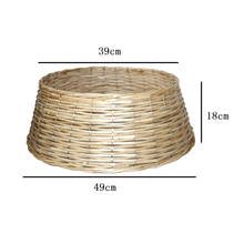 Cargar imagen en el visor de la galería, Gerimport - Base de Árbol de Navidad Pie Mimbre Naturaleza Decoracion Navidad Diferentes Medidas