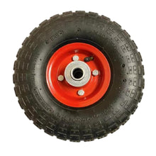 Cargar imagen en el visor de la galería, Rueda de Carretilla Inflable 136 kg 4.10/3.5-4 26cm Goma Nylon Ultra Resistente