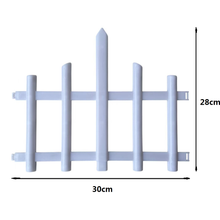 Cargar imagen en el visor de la galería, Pack de 8 Vallas de Luz LED 2 en 1 para Jardín – Decoración Navideña Interior y Exterior