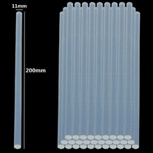 Cargar imagen en el visor de la galería, 80 Barras de Silicona Transparente para Pistola de Fusión en Caliente – Adhesivo Termofusible Ø0.7 cm y Ø1.1 cm (20 cm / 30 cm) para Manualidades y Reparaciones