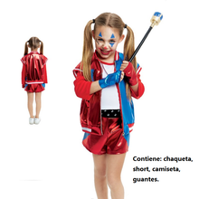 Cargar imagen en el visor de la galería, Disfraz Joker's Baby Harlequin Niña Infantil Fiesta Halloween Carnaval Teatro