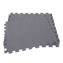 Cargar imagen en el visor de la galería, Protector suelo Intex para piscinas 50x50x0.5cm 8 piezas Color Gris